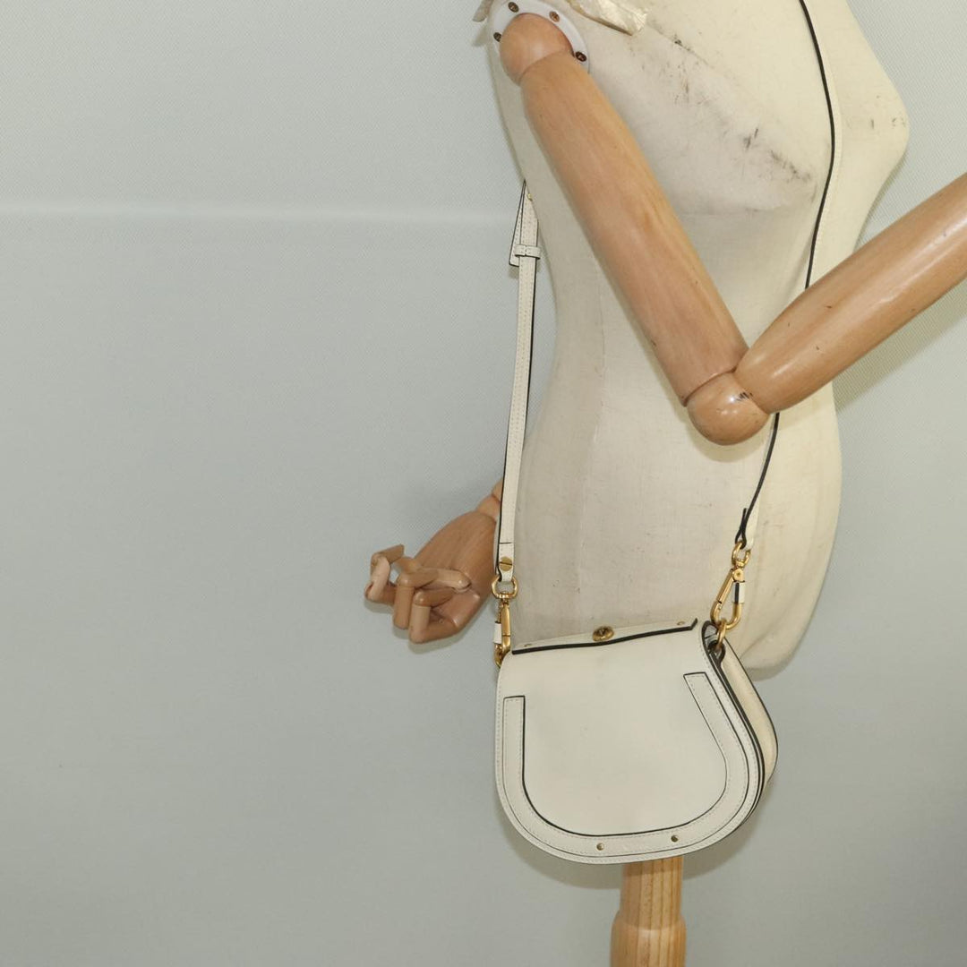 Chloe Nile Small Bracelet Shoulder Bag Leather Cream 106071