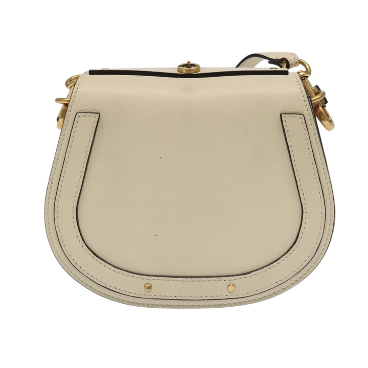 Chloe Nile Small Bracelet Shoulder Bag Leather Cream 106071