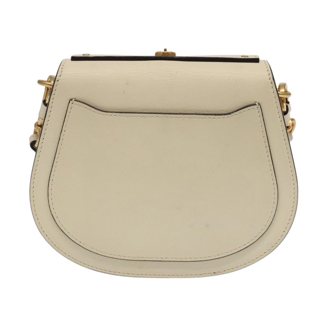 Chloe Nile Small Bracelet Shoulder Bag Leather Cream 106071