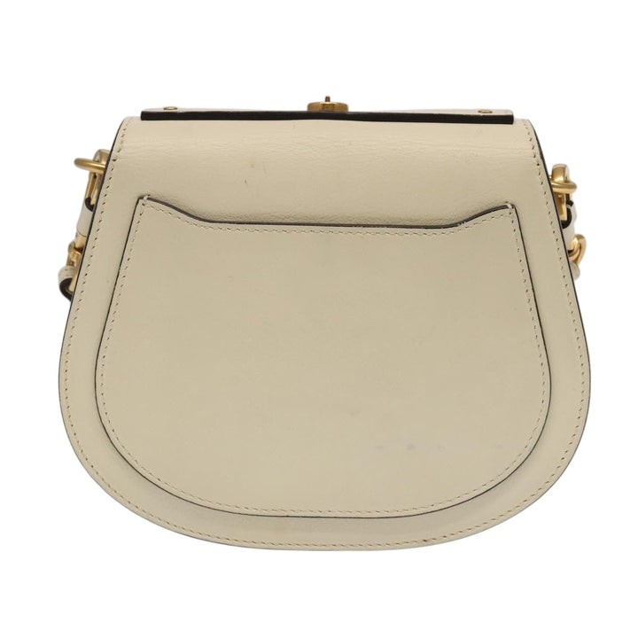Chloe Nile Small Bracelet Shoulder Bag Leather Cream 106071