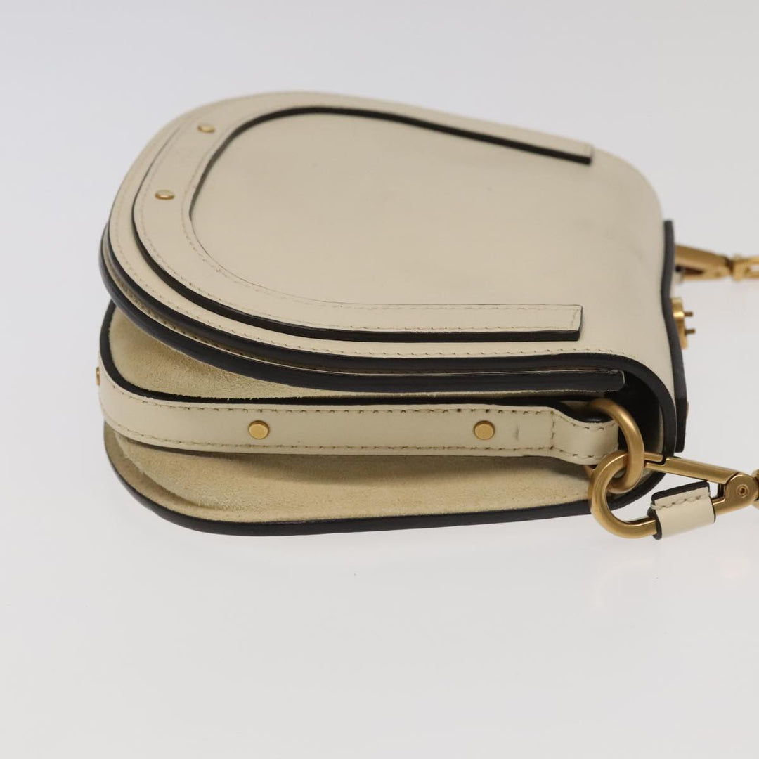 Chloe Nile Small Bracelet Shoulder Bag Leather Cream 106071