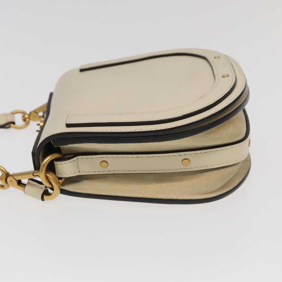Chloe Nile Small Bracelet Shoulder Bag Leather Cream 106071
