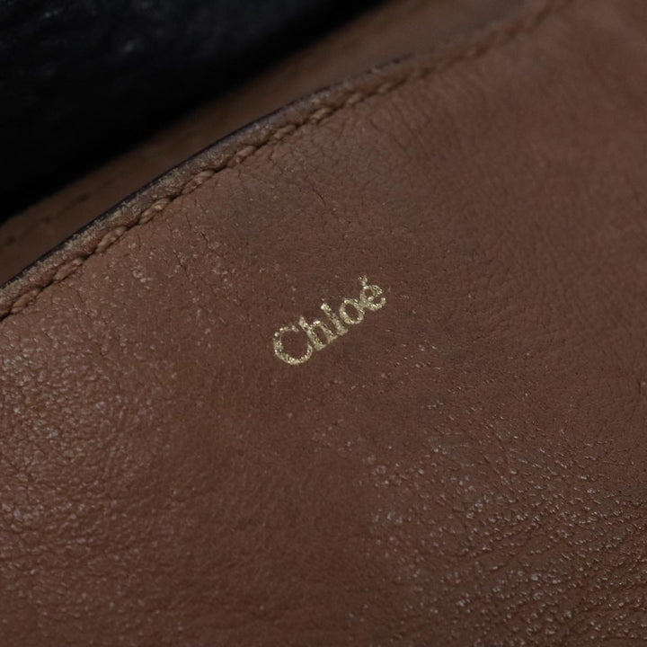 Chloe Elsie Shoulder Bag Leather Beige 106618