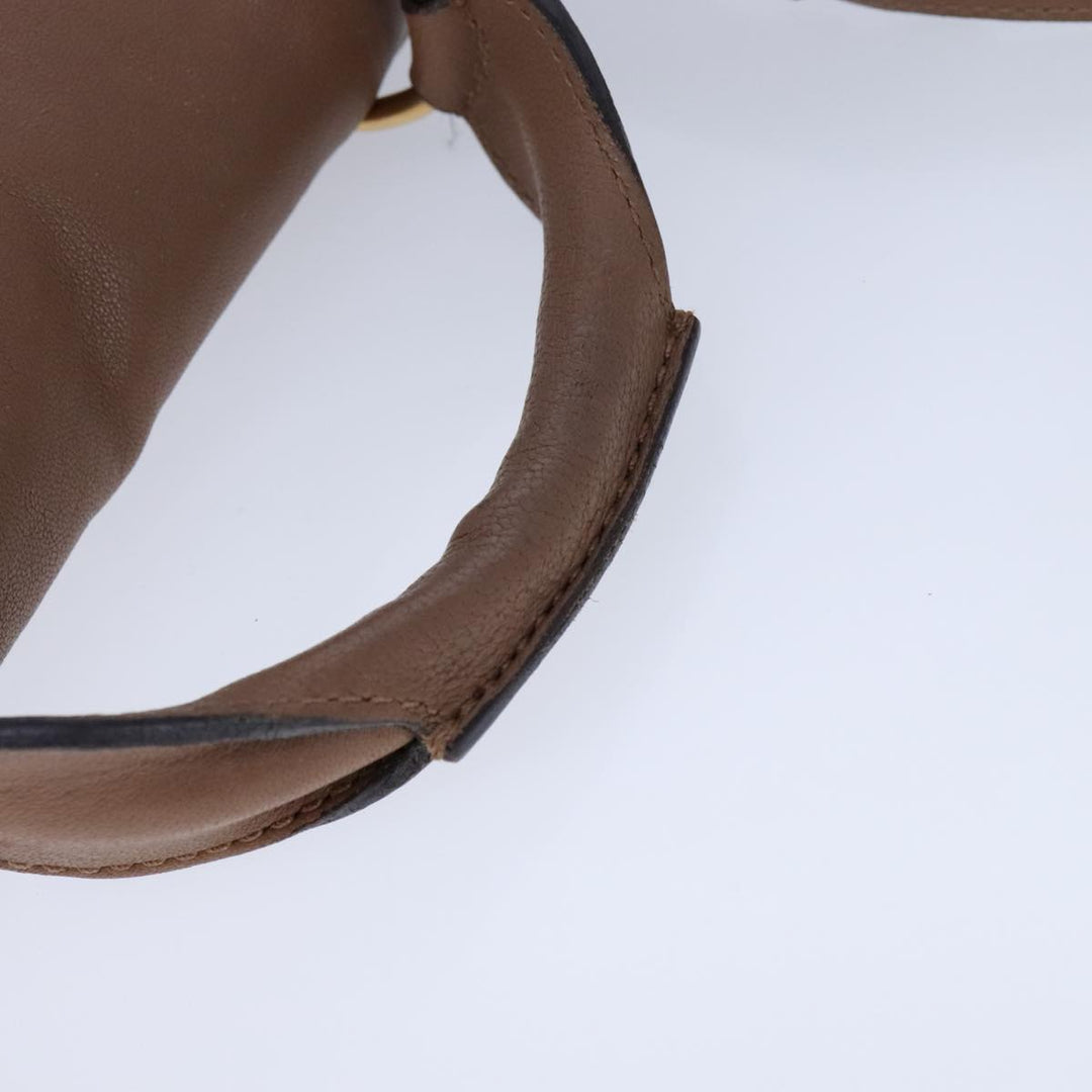Chloe Elsie Shoulder Bag Leather Beige 106618