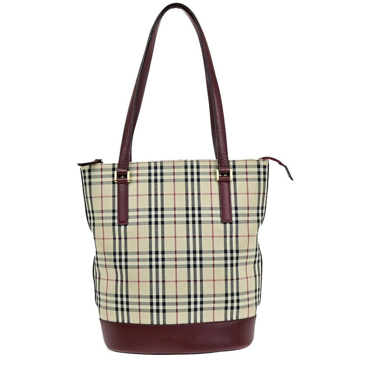 BURBERRY Nova Check Shoulder Bag