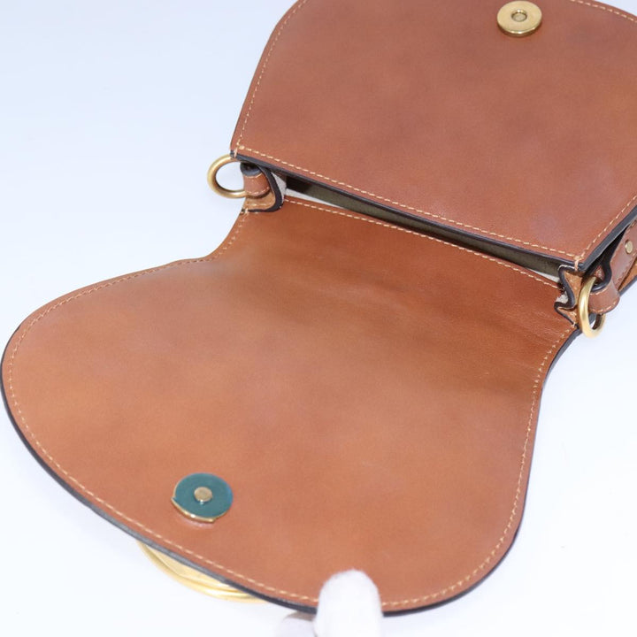 Chloe Nile Shoulder Bag Leather Brown 106724