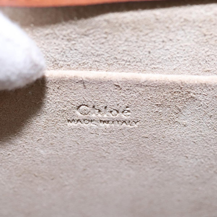Chloe Nile Shoulder Bag Leather Brown 106724