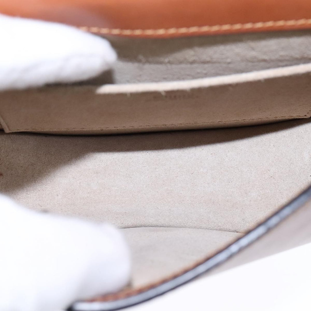Chloe Nile Shoulder Bag Leather Brown 106724