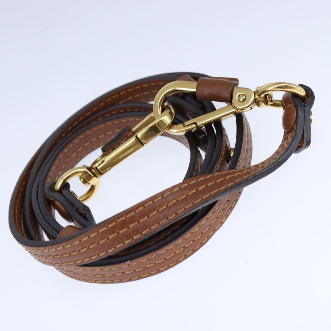 Chloe Nile Shoulder Bag Leather Brown 106724