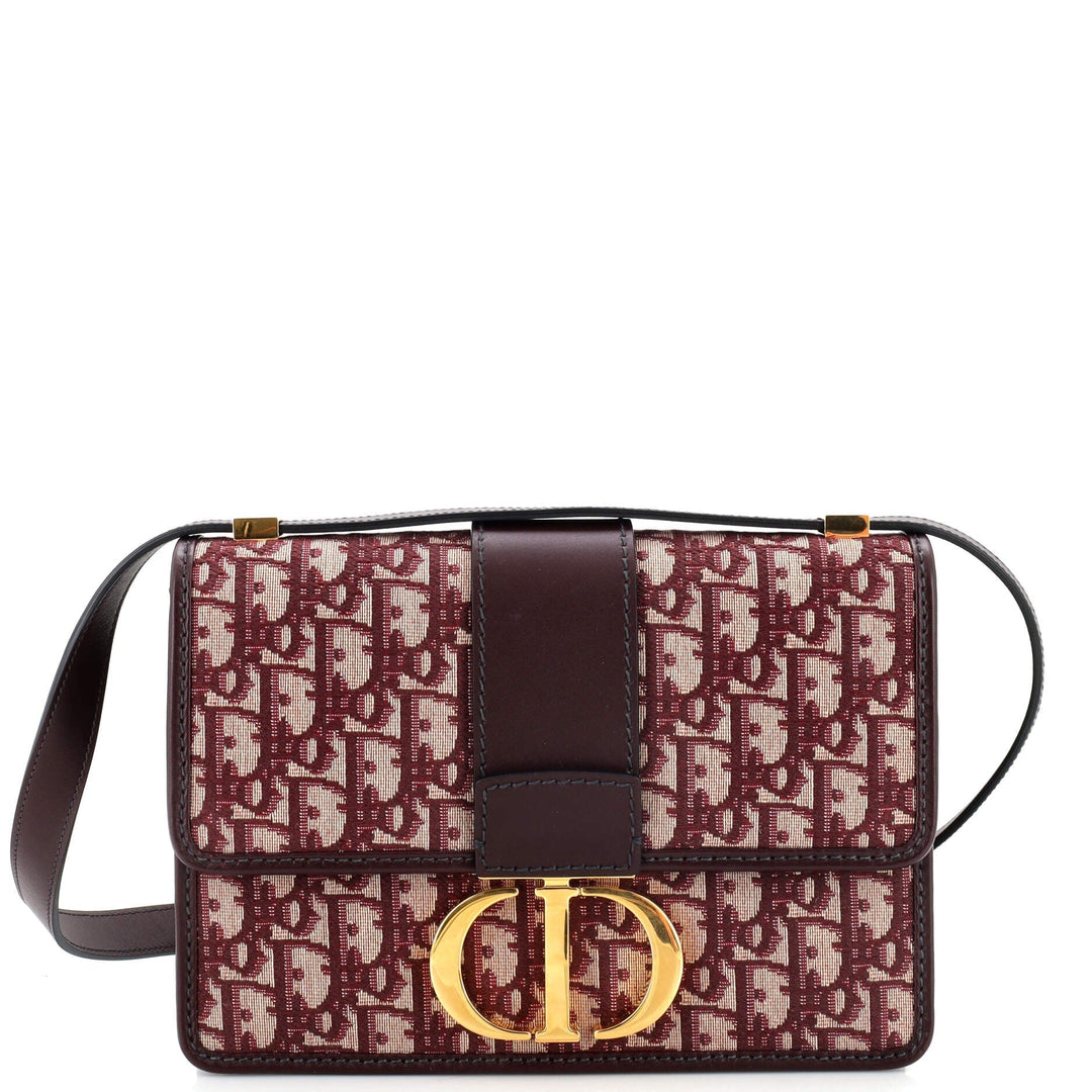 Top quality Dior 30 Montaigne Flap Bag Oblique Canvas