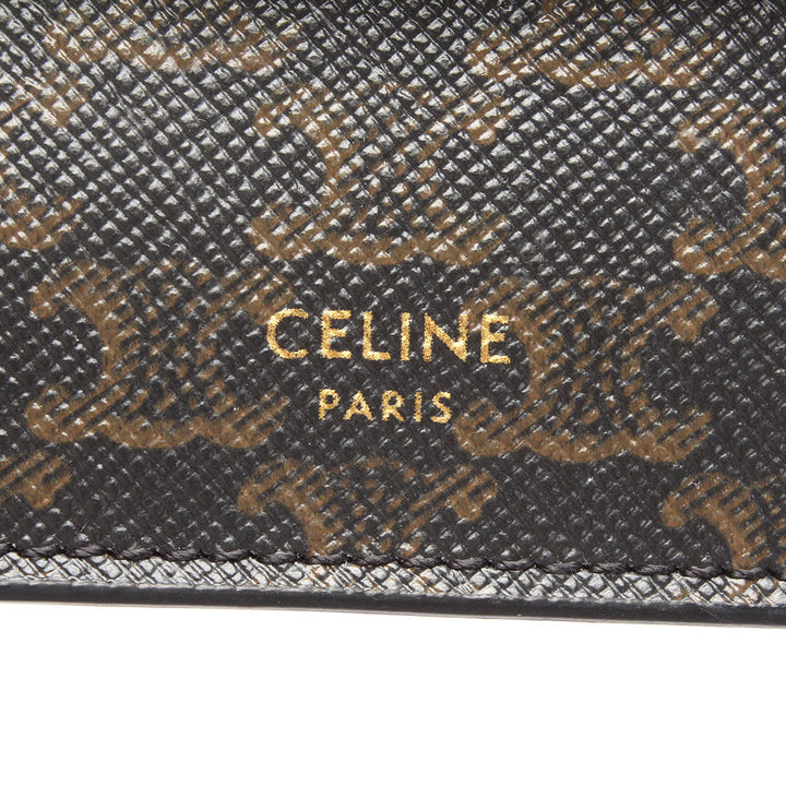 Celine Triomphe Canvas Flap Origami Wallet