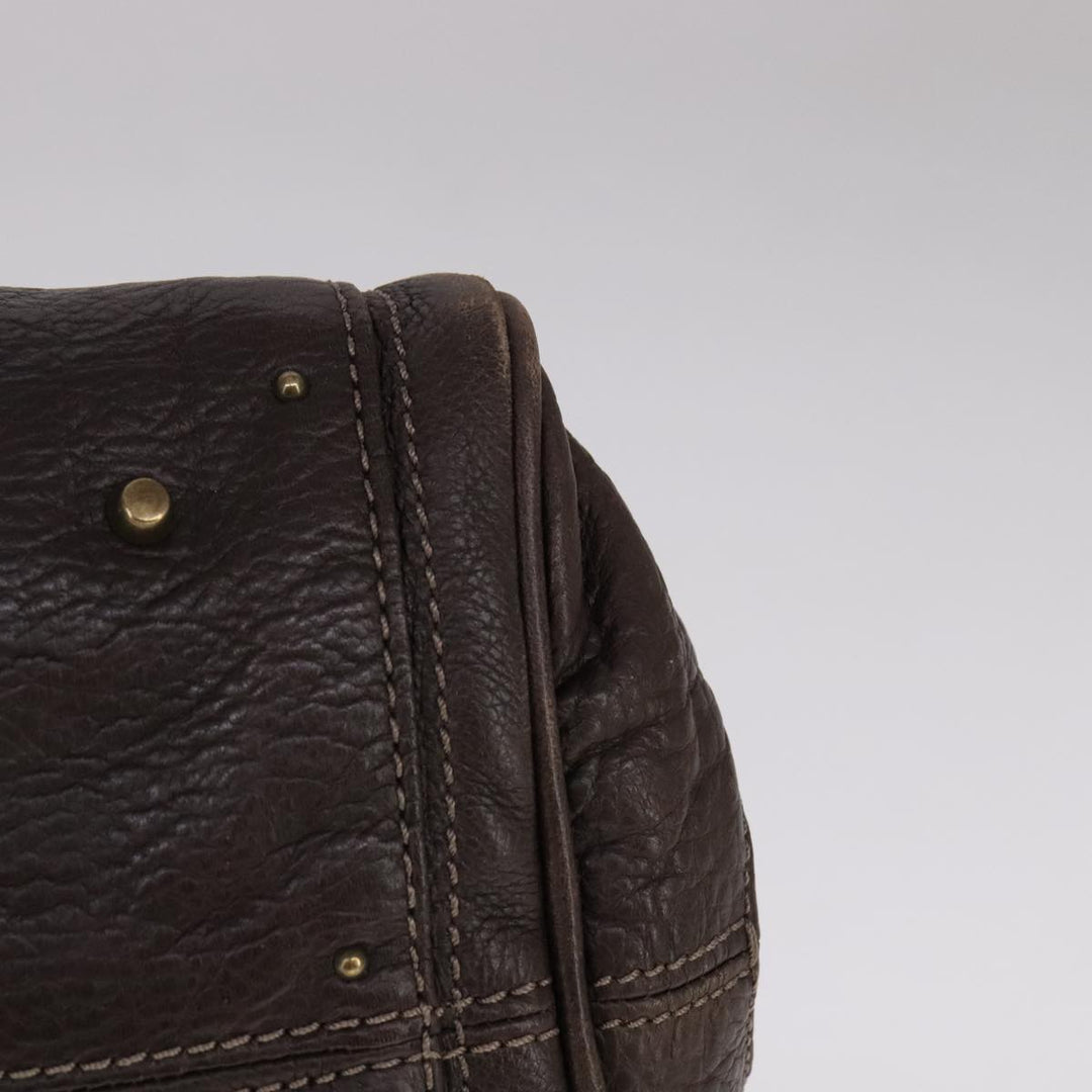 Chloe Paddington Hand Bag Leather Brown 108185