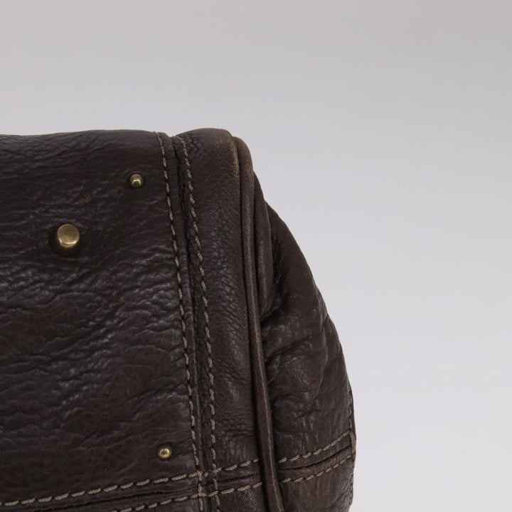 Chloe Paddington Hand Bag Leather Brown 108185