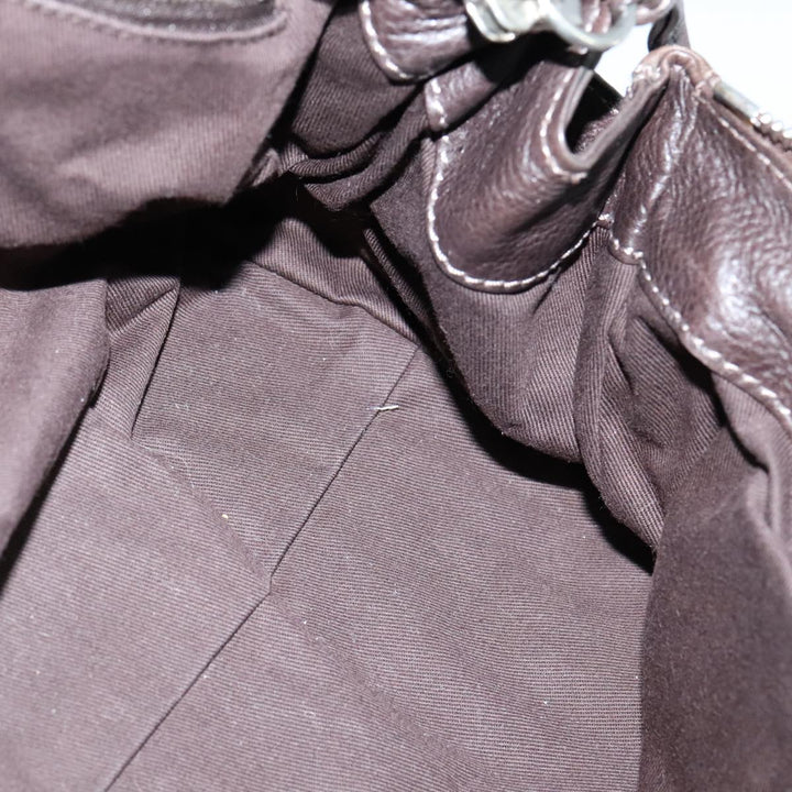 Chloe Paddington Hand Bag Leather Brown 108185