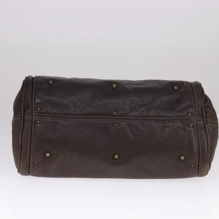 Chloe Paddington Hand Bag Leather Brown 108185