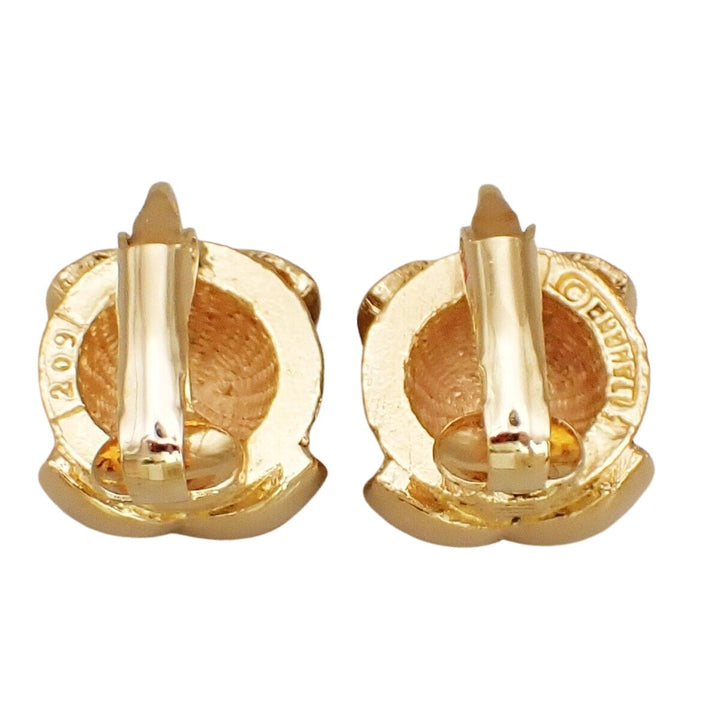 Chanel Logo CC Earrings