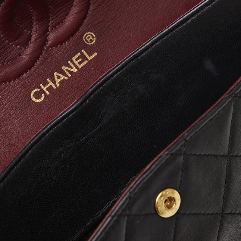 Top Quality Chanel Classic Double Flap Small in Lambskin Black Quilted