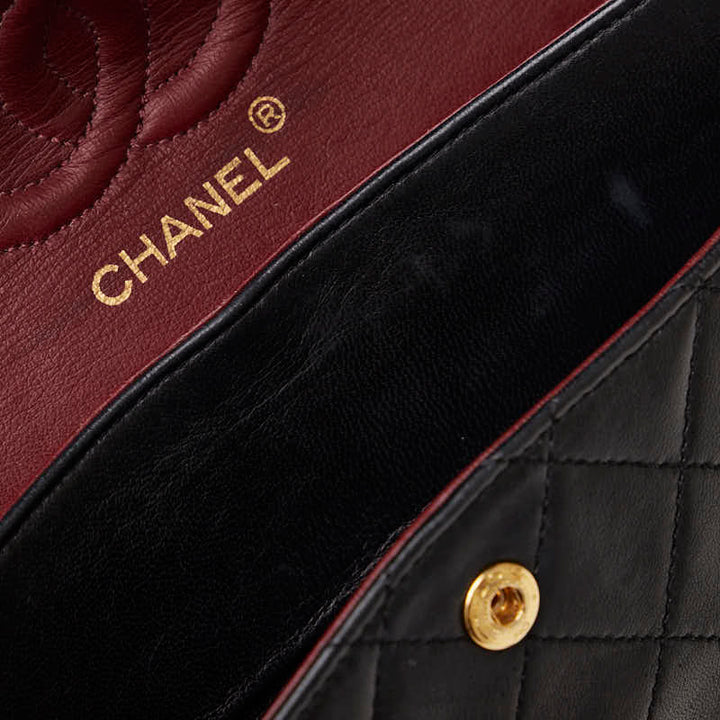 Top Quality Chanel Classic Double Flap Small in Lambskin Black Quilted