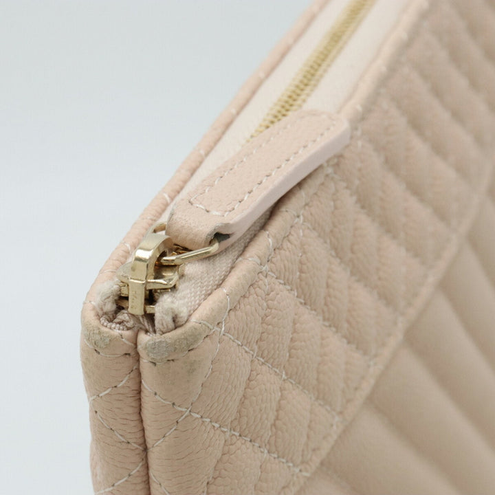 Top Quality Chanel Chevron Clutch Bag