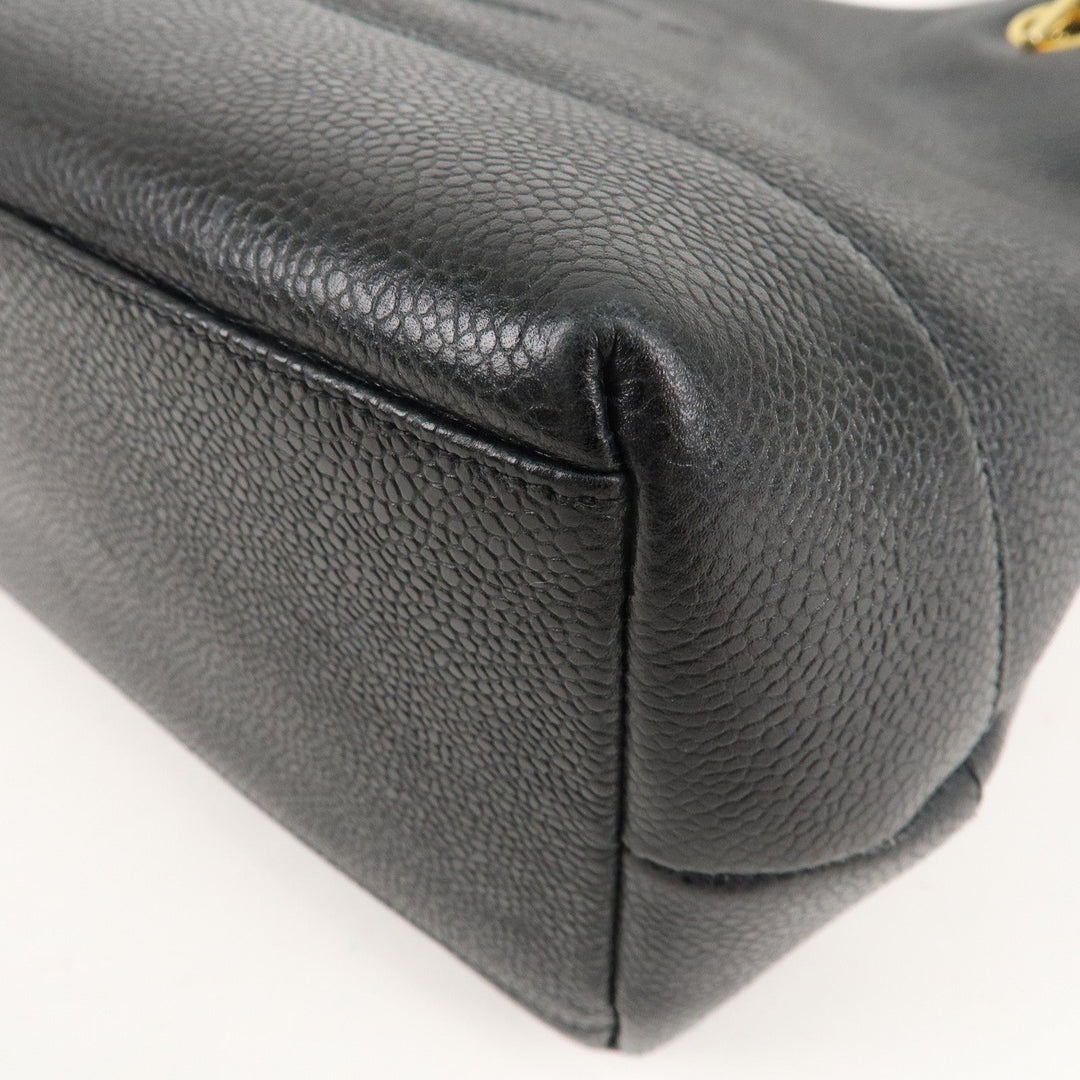 Top Quality Chanel Caviar Skin Coco Mark Chain Tote Bag Shoulder Bag