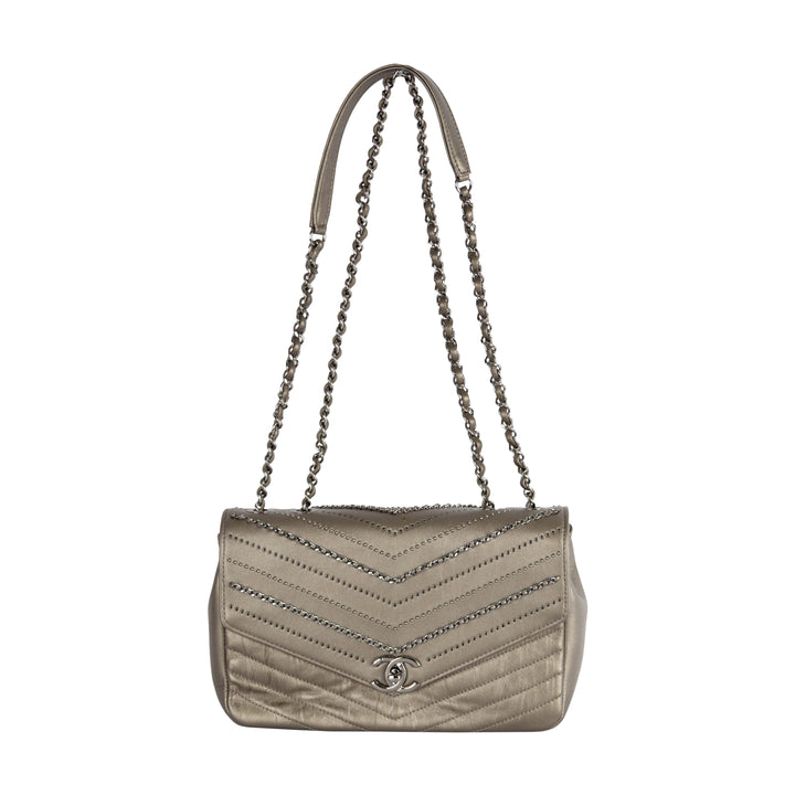 Top Quality Chanel Top Quality Chanel Embelished 'Chain Sequins' Chevron New Bag