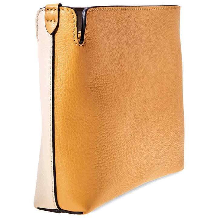Burberry Ladies Clutch Belt Bag Beige/Yellow Mrais Lth Bicol Medium Clutch