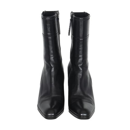 Prada Sport Leather Wedge Boots