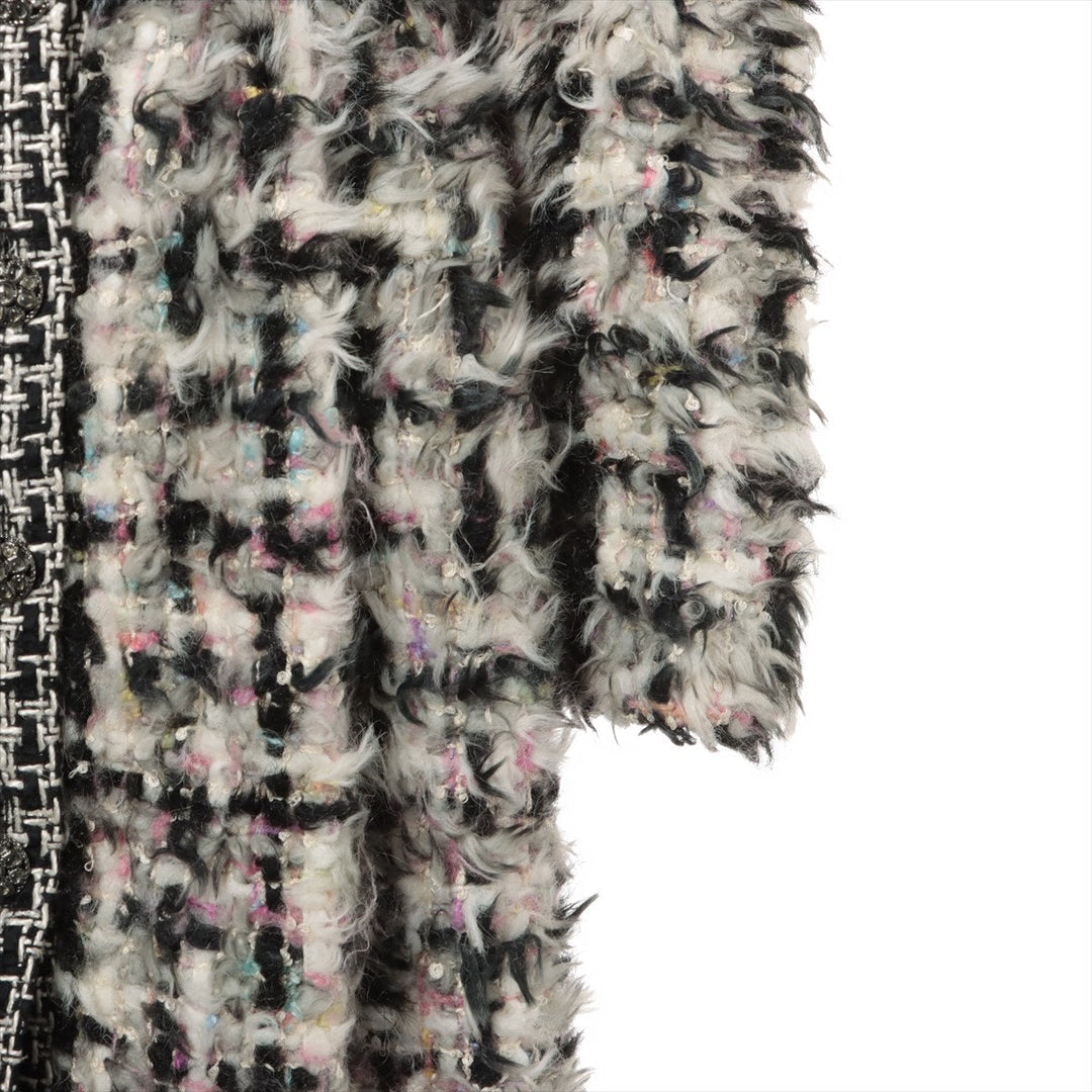 Top Quality Chanel Coco Grippor P39 Twid Coat 40  Multicolor Fantasy 10AW Collection Runway 21 P39540W04561