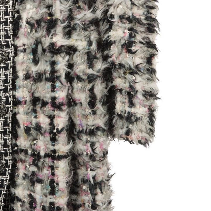 Top Quality Chanel Coco Grippor P39 Twid Coat 40  Multicolor Fantasy 10AW Collection Runway 21 P39540W04561