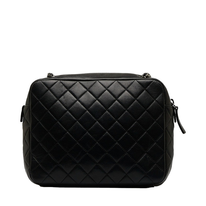 Top Quality Chanel Crossbody Bag in Lambskin Gun Metal Black Ladies