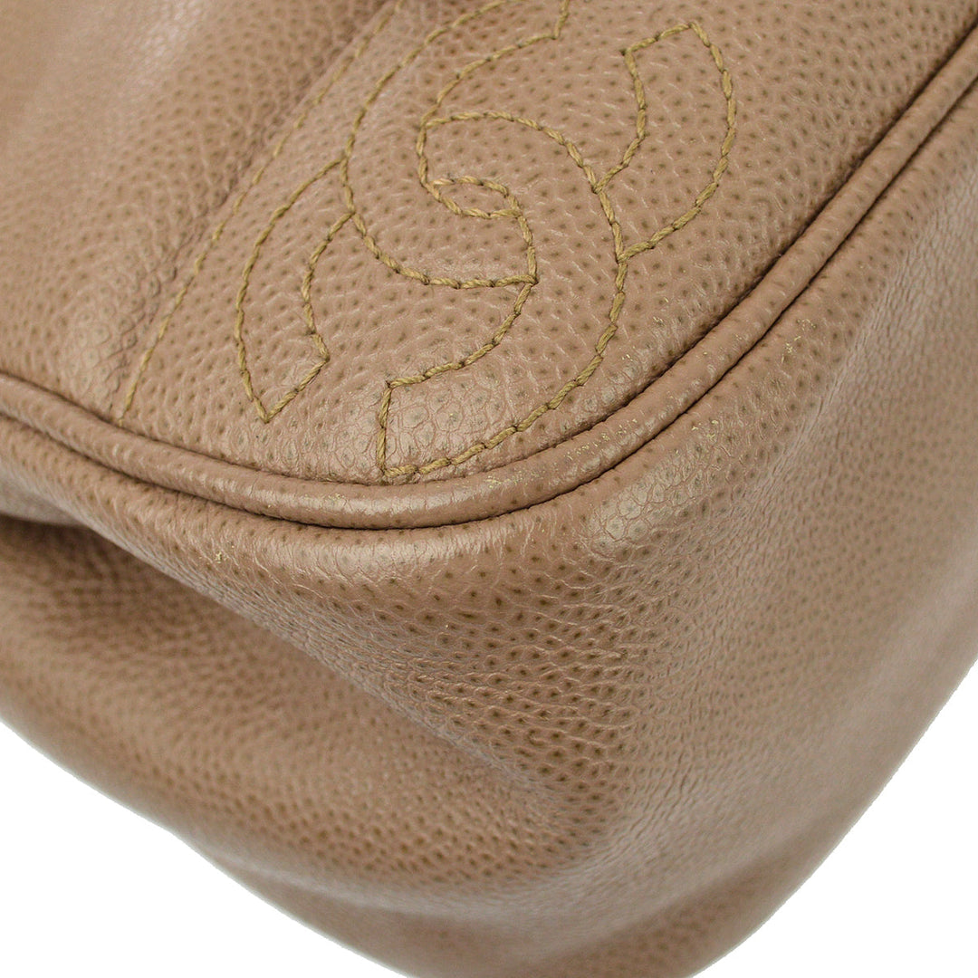 Top Quality Chanel * Brown Caviar Triple CC Backpack