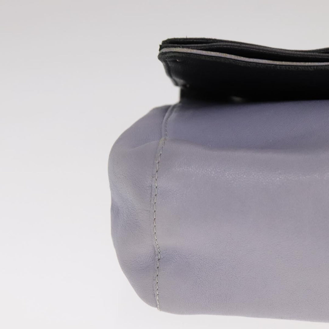 Chloe Chain Shoulder Bag Leather Purple 110018