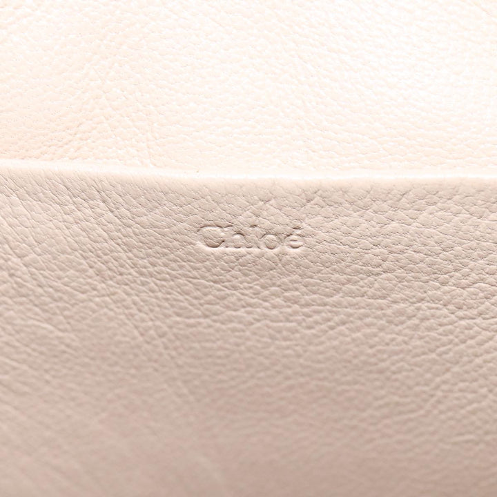 Chloe Chain Shoulder Bag Leather Purple 110018