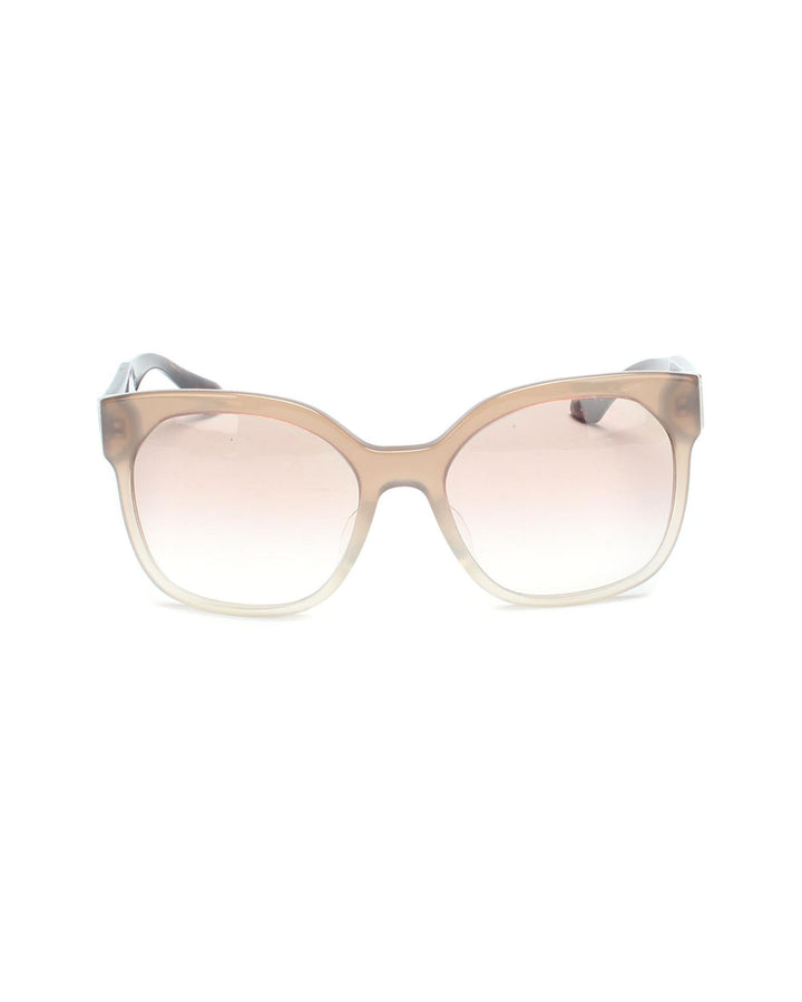 Prada Women's Gradient Tinted Sunglasses in Beige in Beige
