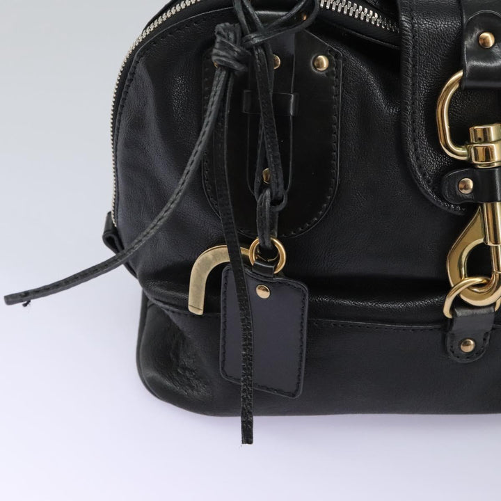 Chloe Kerala Hand Bag Leather Black 110258
