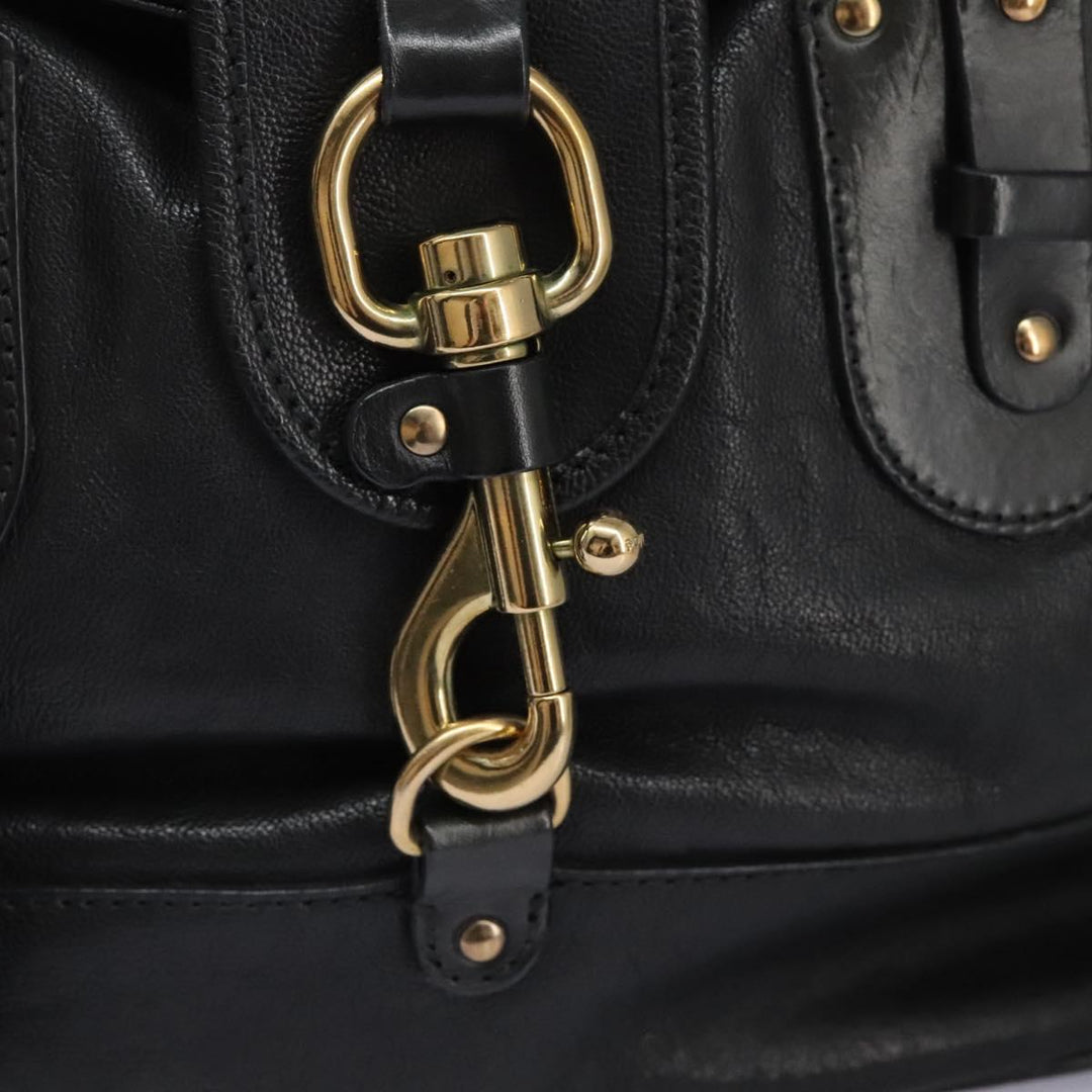 Chloe Kerala Hand Bag Leather Black 110258