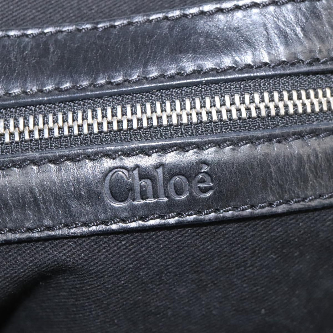 Chloe Kerala Hand Bag Leather Black 110258
