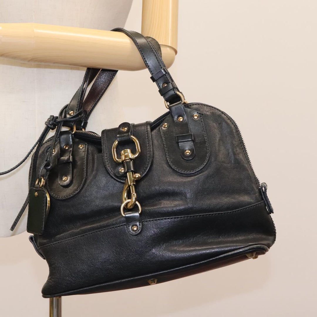 Chloe Kerala Hand Bag Leather Black 110258