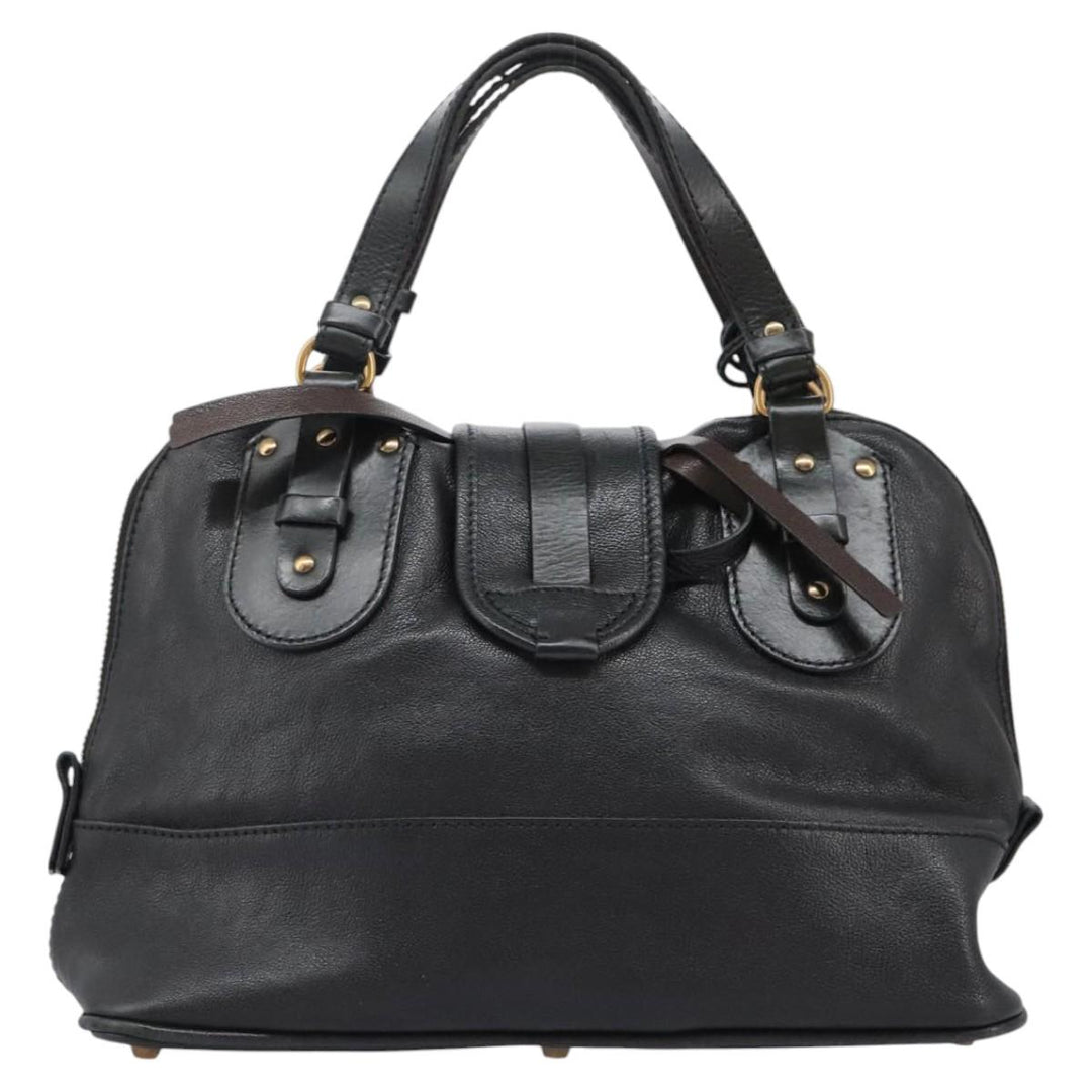Chloe Kerala Hand Bag Leather Black 110258