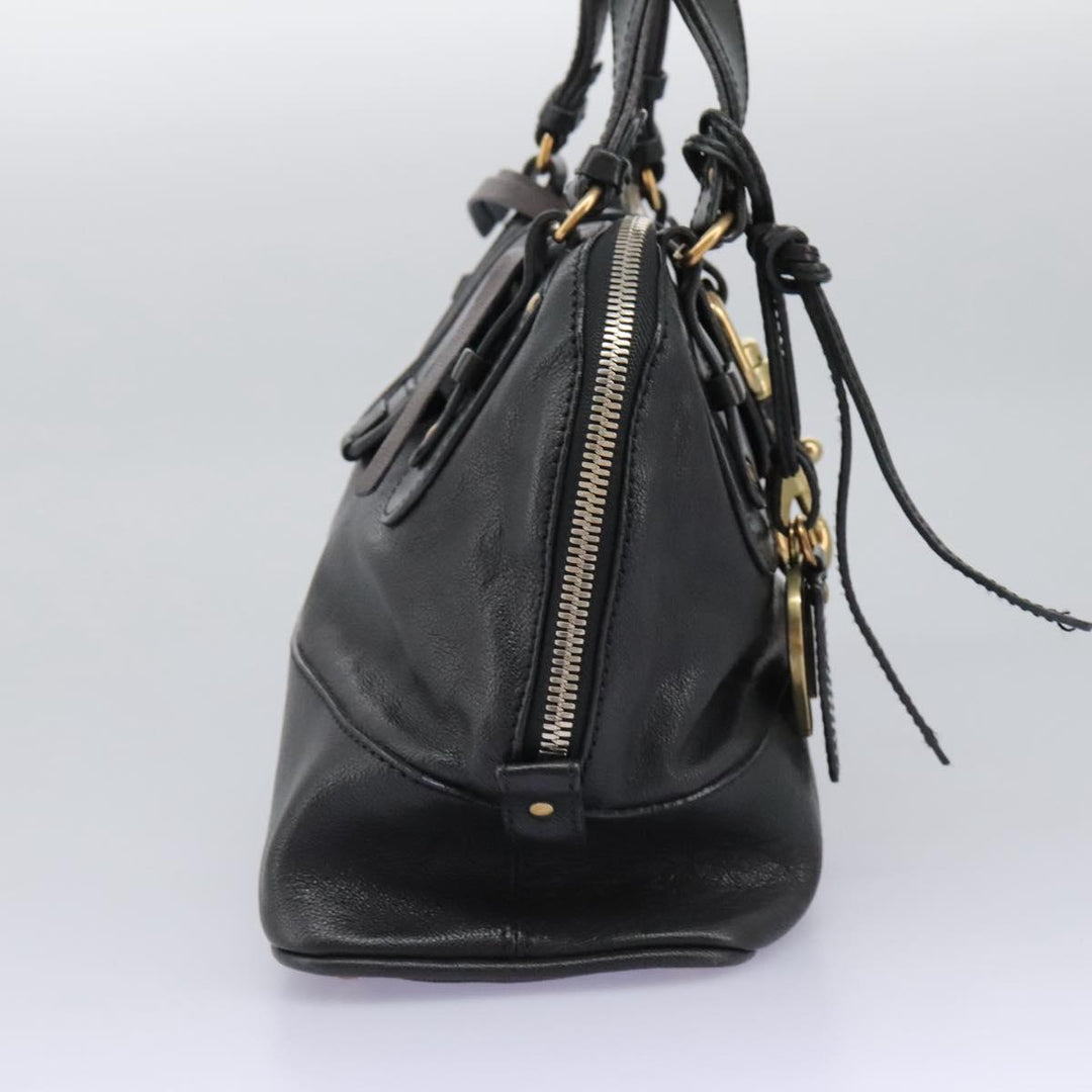Chloe Kerala Hand Bag Leather Black 110258