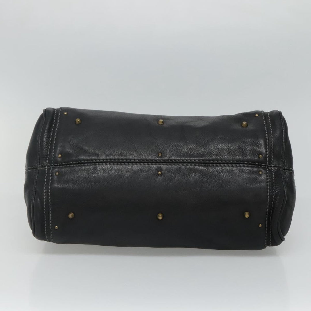 Chloe Paddington Hand Bag Leather Black 110540