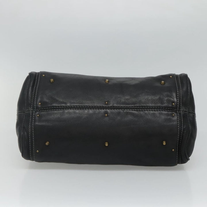 Chloe Paddington Hand Bag Leather Black 110540