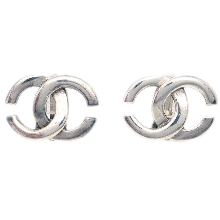 Top Quality Chanel CC Earrings Clip-On Silver 01P