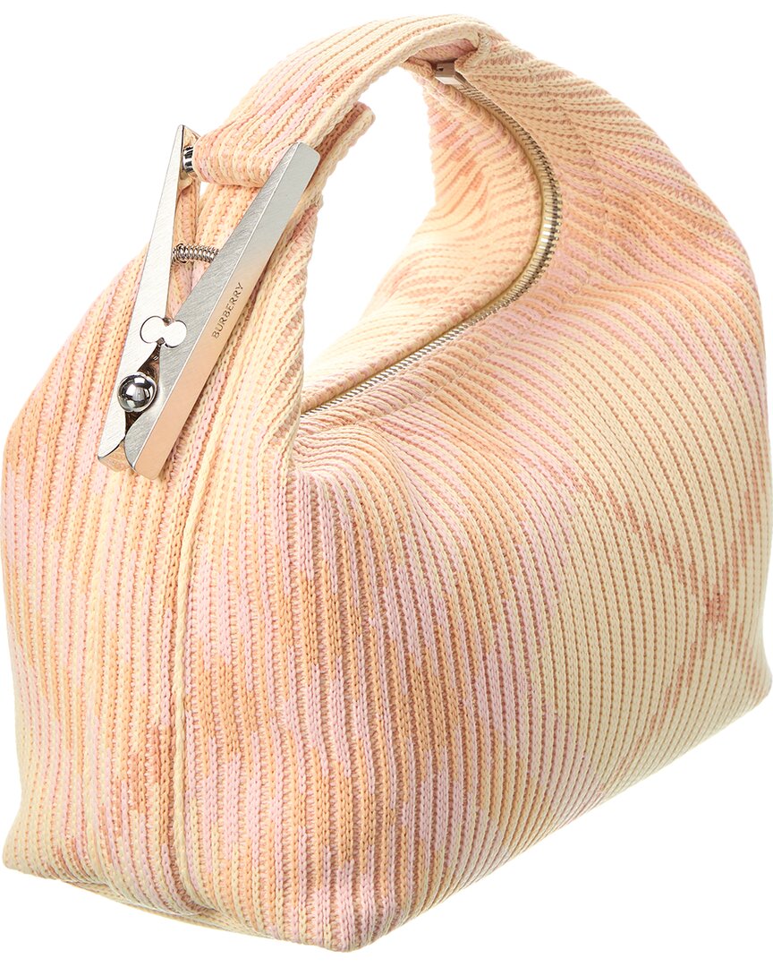 Burberry Peg Mini Check Shoulder Bag