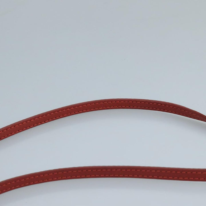 Chloe Mercy Shoulder Bag Leather Red Gold 111189