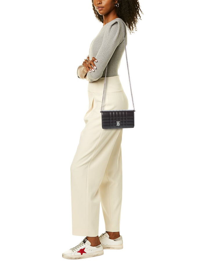 Burberry Lola Mini Leather Shoulder Bag