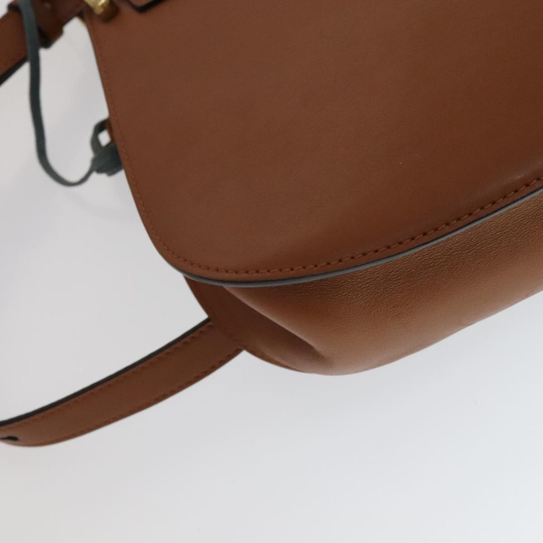 Chloe Shoulder Bag Leather Brown 111369A