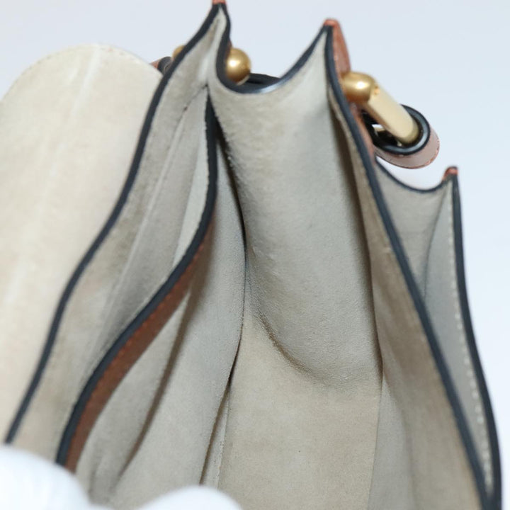 Chloe Shoulder Bag Leather Brown 111369A