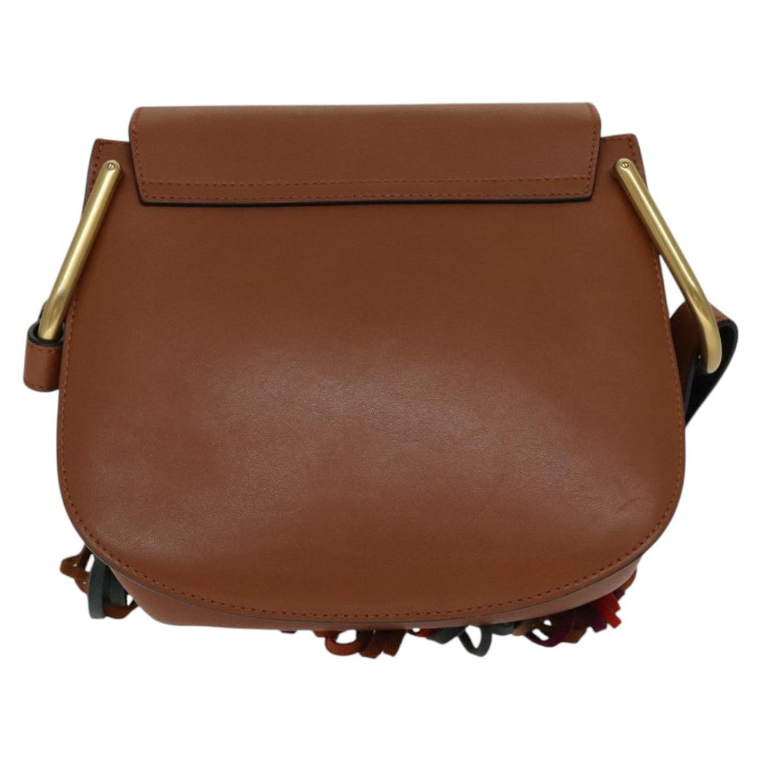 Chloe Shoulder Bag Leather Brown 111369A