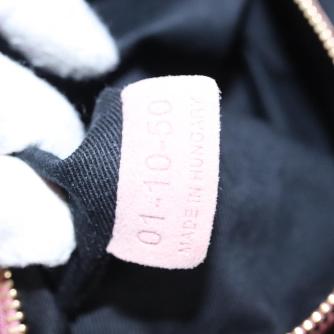 Chloe Etel Hand Bag Leather 2way Pink Gold 111748